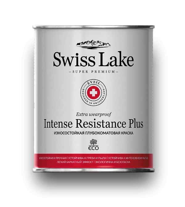 Swiss Lake Intense Resistance Plus (износостойкая глубокоматовая 3% краска для стен и потолков)