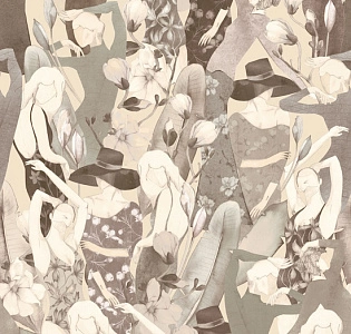 D0054 R2Z CO.DE Fabula D0054 R2Z для спальни для гостиной для кабинета для загородного дома для комнаты серо-бежевый капучино