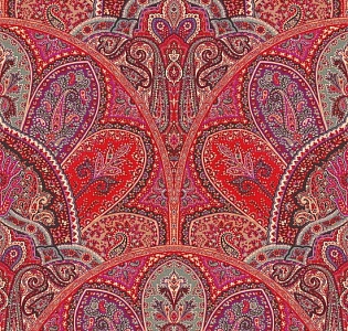 Decoprint Boheme BOD23101 для спальни для загородного дома для комнаты бордовый красный розовый