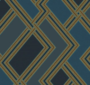 Grandeco Asperia 177502 для кухни для спальни для гостиной для кабинета для загородного дома для комнаты для прихожей синий
