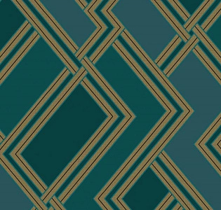 Grandeco Asperia 177504 для кухни для спальни для гостиной для кабинета для загородного дома для комнаты для прихожей бирюзовый зеленый