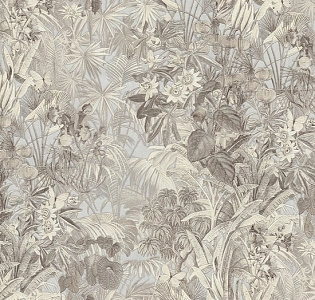 Emiliana Parati Блюмарин 5 (Blumarine 5) BM29048 для кухни для спальни для гостиной для коридора для загородного дома для комнаты серый светло-серый капучино