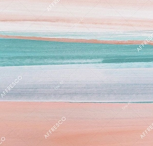 Affresco Fine Art RE861-COL4 для спальни для гостиной для кабинета для комнаты персиковый зеленый разноцветный