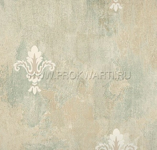 Wallquest Antique Chic AC40804 для спальни для гостиной для загородного дома для комнаты бирюзовый