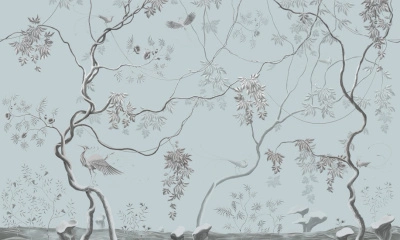 Фреска из декоративной штукатурки на флизелиновой основе