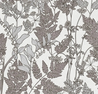 Architects Paper Floral Impression 37752-1 для спальни для гостиной для загородного дома для комнаты белый серый сиреневый