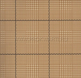 York Houndstooth ML1351 для кабинета для загородного дома для комнаты для прихожей горчичный