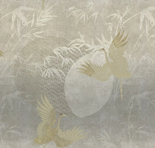 Decori&Decori Дзен (Zen) 72907 для кухни для спальни для гостиной для коридора для кабинета для загородного дома для комнаты для прихожей бежевый серый серо-бежевый золотой