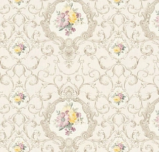 A.S. Creation Chateau 5 34391-2 для спальни для гостиной для кабинета для загородного дома для комнаты бежевый