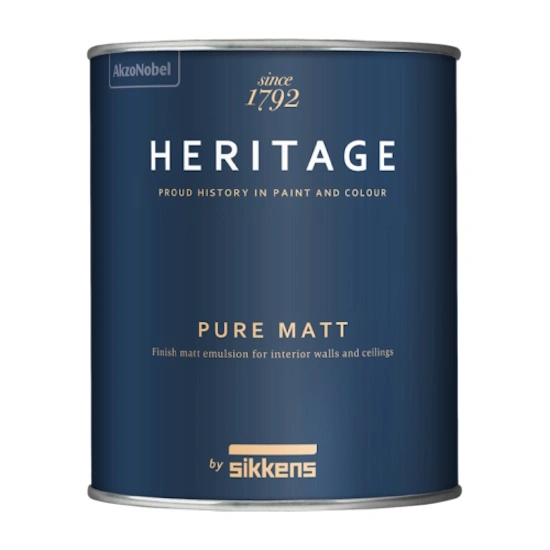 Heritage Pure Matt (матовая 5% интерьерная краска для стен и потолков, моющаяся)