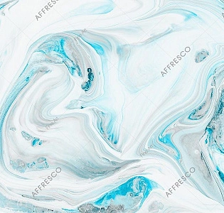 Affresco Fine Art RE834-COL3 для гостиной для кабинета для комнаты светло-серый голубой бирюзовый