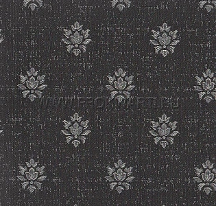 Print4 Via Monte Napoleone 4620 KK2 для спальни для гостиной для кабинета для загородного дома для комнаты темно-серый черный