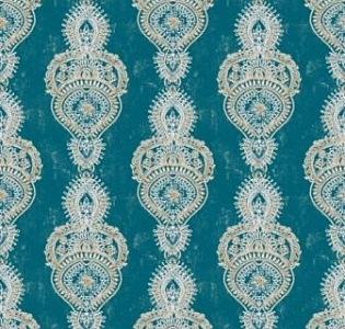 Aura Indo Chic G67382 для спальни для гостиной для загородного дома для комнаты бирюзовый