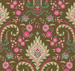 York Williamsburg  WM2549 для спальни для гостиной для загородного дома для комнаты коричневый