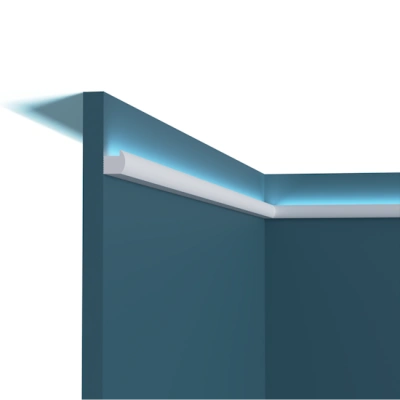 Молдинг P197, можно использовать для скрытой подсветки