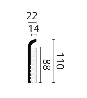 Плинтус CF1