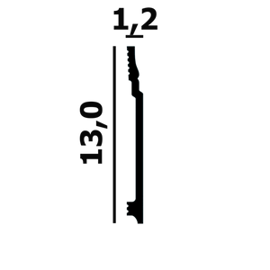Плинтус P117