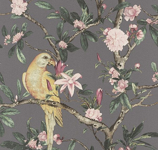 543346 Rasch Poetry 2 543346 для кухни для спальни для гостиной для коридора для загородного дома для комнаты серый темно-серый