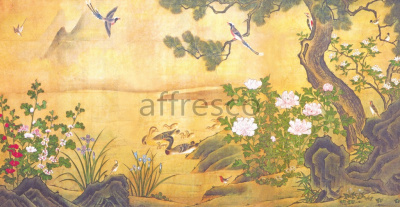 Фреска из декоративной штукатурки на флизелиновой основе