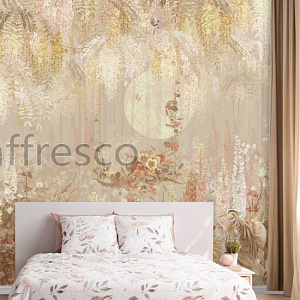 Affresco Exclusive AB304-COL1 для спальни для гостиной для загородного дома для комнаты бежевый светло-серый