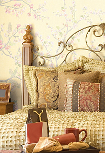 Affresco Ethno aff 711 vel 423 для спальни для гостиной для загородного дома для комнаты персиковый