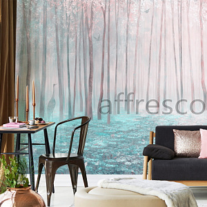 Affresco Exclusive AB313-COL2 для спальни для гостиной для загородного дома для комнаты серый розовый бирюзовый