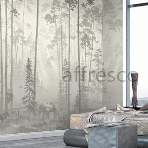 Affresco Exclusive AB324-COL6 для спальни для гостиной для загородного дома для комнаты серый светло-серый