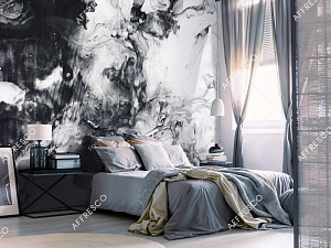 Affresco Fine Art RE804-COL1 для гостиной для кабинета для комнаты черно-белый