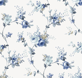 5003 Parato Mirtilla 5003 для кухни для спальни для гостиной для загородного дома для комнаты голубой