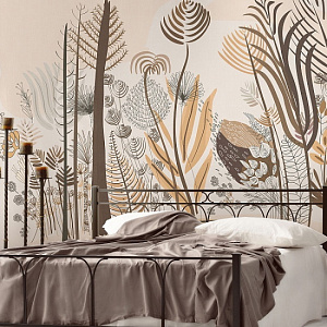 Affresco Fantasy AF2183-COL3 для спальни для гостиной для загородного дома для комнаты бежевый коричневый песочный