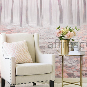 Affresco Exclusive AB313-COL3 для спальни для гостиной для загородного дома для комнаты бежевый серый розовый