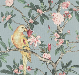 543339 Rasch Poetry 2 543339 для кухни для спальни для гостиной для коридора для загородного дома для комнаты голубой