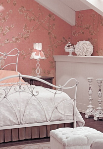 Affresco Ethno aff 712 vel 463 для спальни для гостиной для загородного дома для комнаты розовый