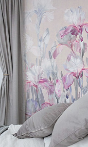 Affresco Vesna AB119-COL2 для спальни для гостиной для загородного дома для комнаты розовый сиреневый фиолетовый