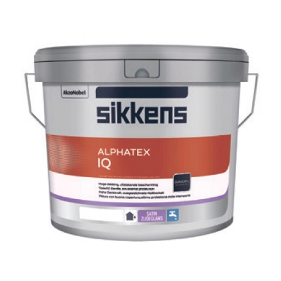 ALPHATEX IQ (полуматовая краска с высокой износостойкостью для наружных и внутренних работ)